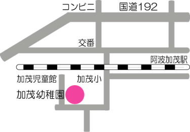 加茂幼稚園の地図